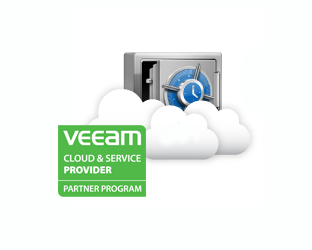 veeam cloud and service provider safe on a cloud icon