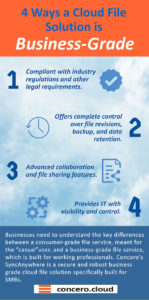 4 ways a cloud file solution is business grade infographic